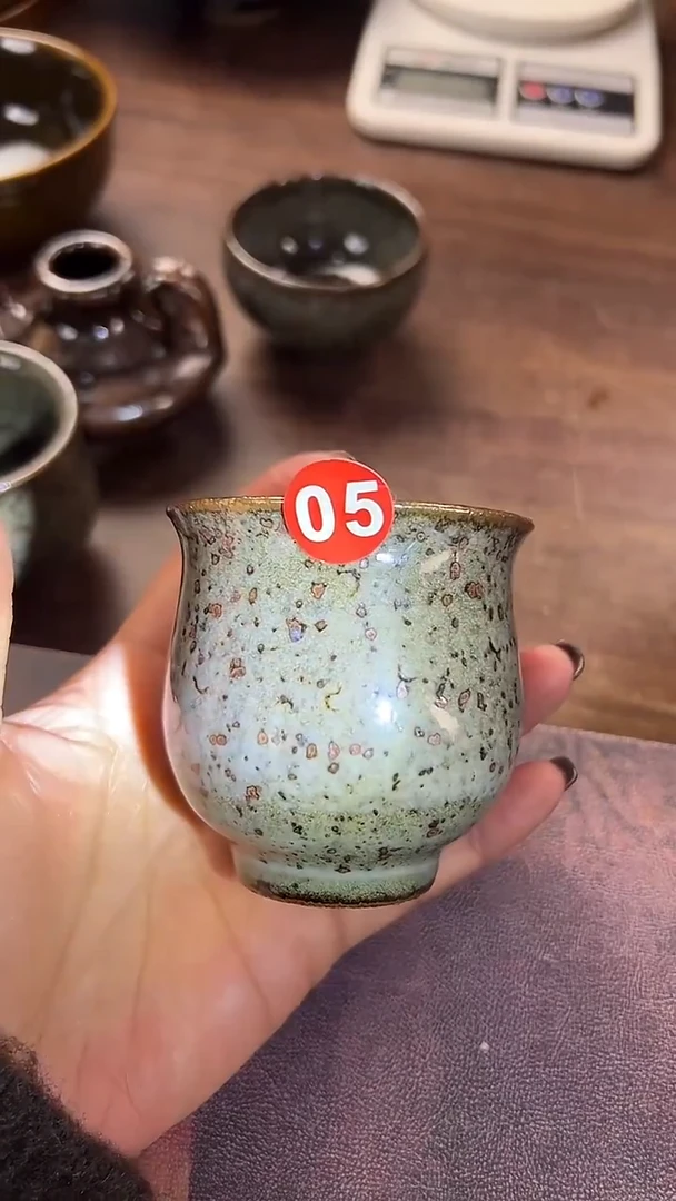 特色窑变色的主人杯