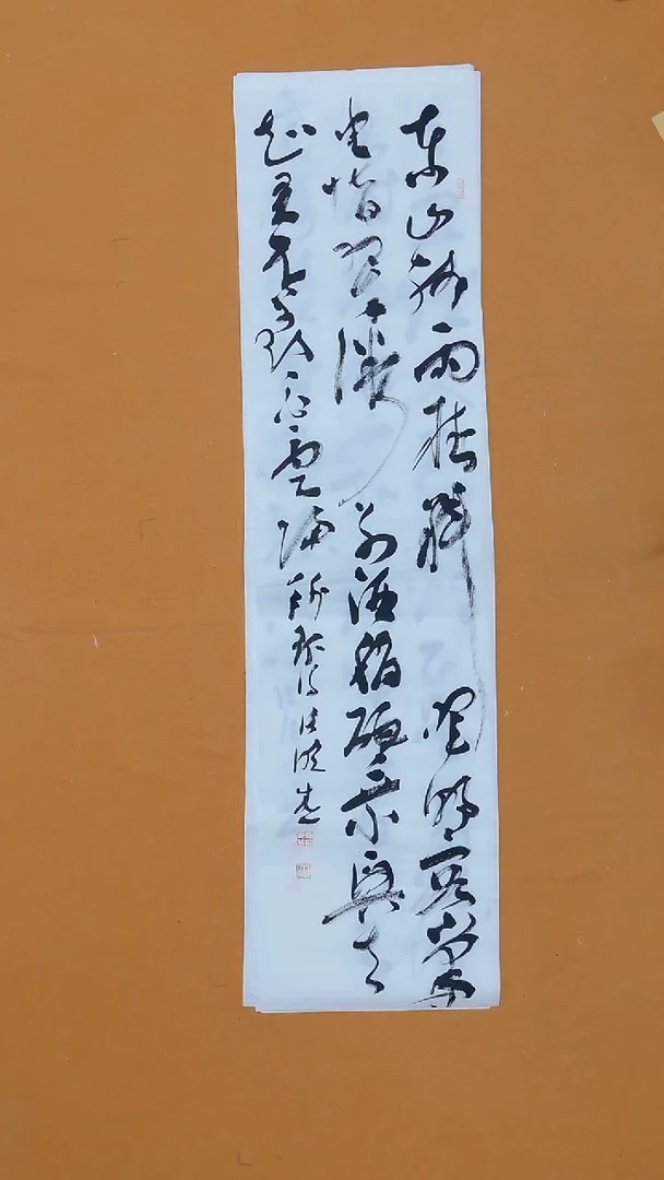 书法张晓燕  甘肃 理S   138*34cm
