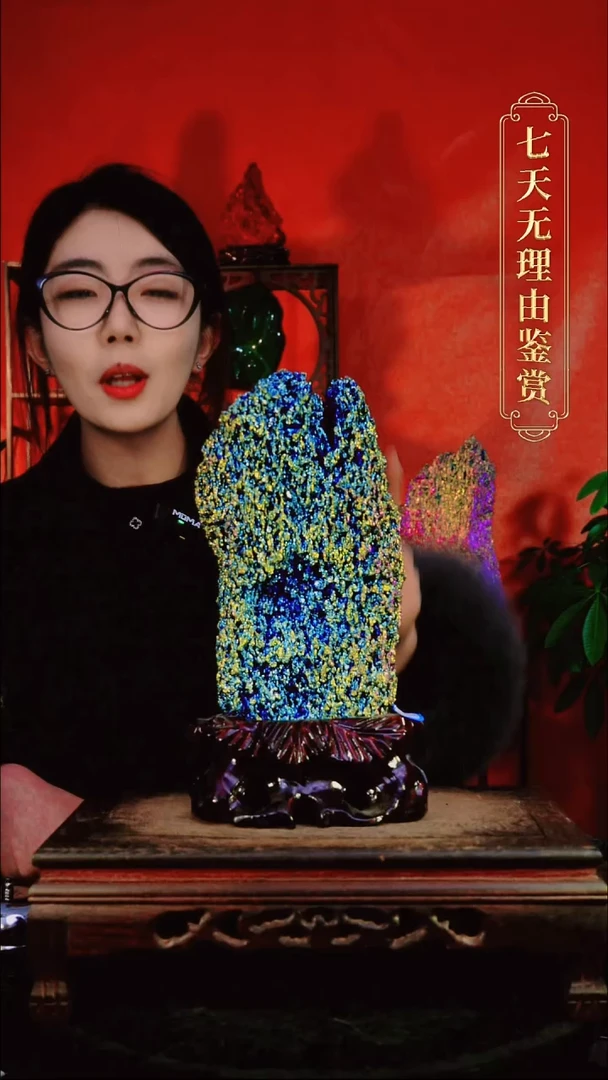 石材直播间付米链接高端摆件