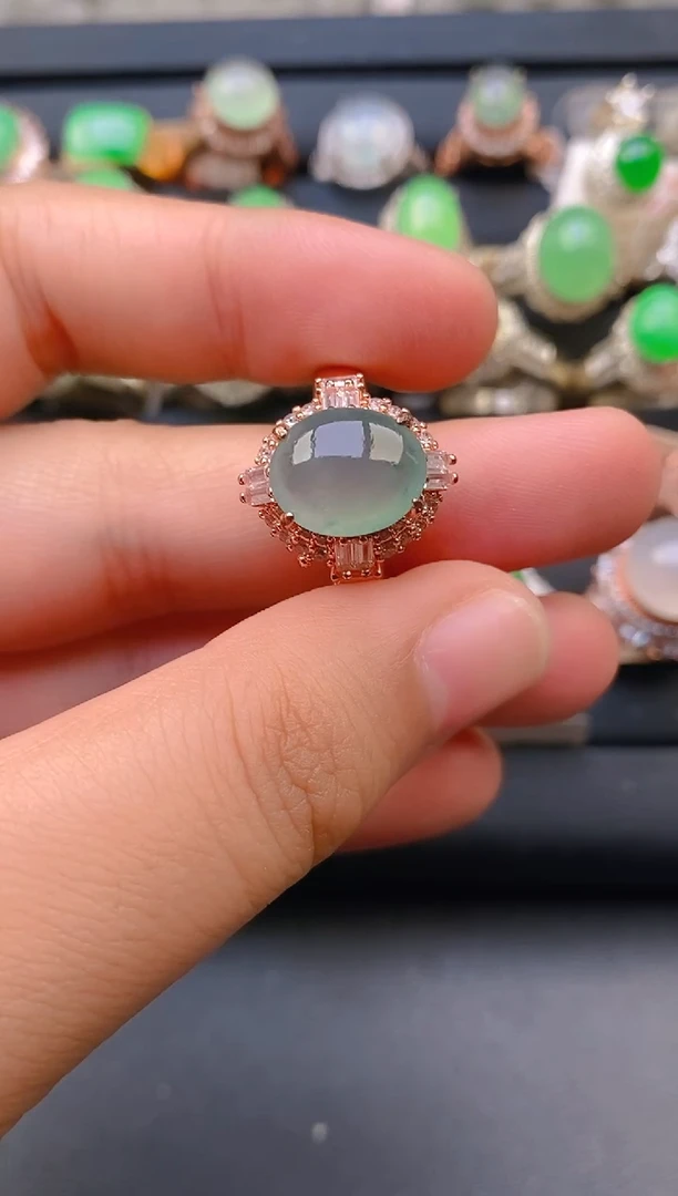 【闪购商品】翡翠戒指未镶嵌天然A货翡翠1