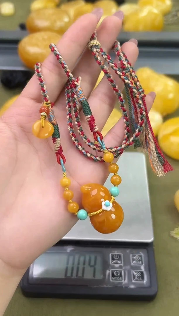 裸石琥珀未镶嵌天然琥珀蜜蜡吊坠