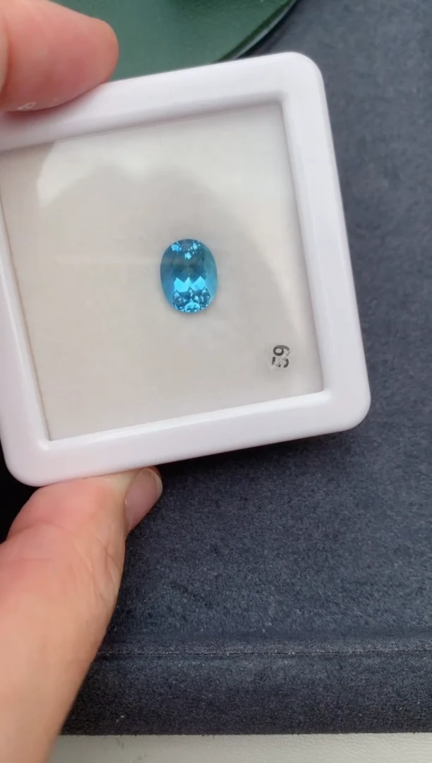海蓝宝石裸石未镶嵌3.1ct海蓝宝 BE