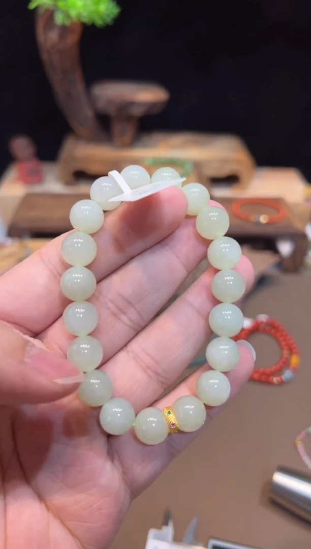 【闪购商品】和田玉手链未镶嵌手饰@@A6341