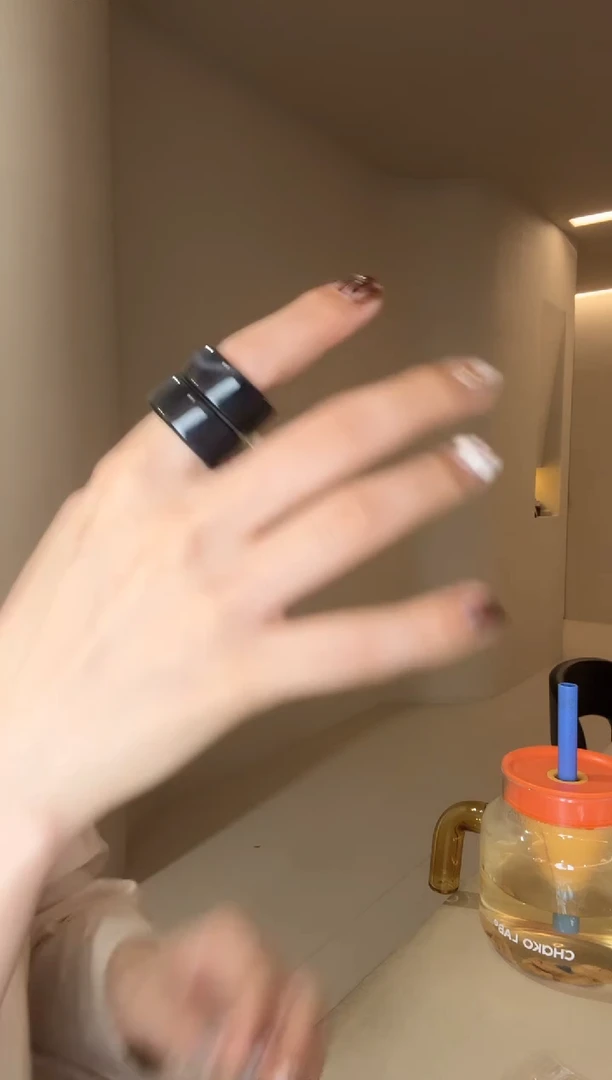 未镶嵌戒指和田玉15码墨籽多样性发其一