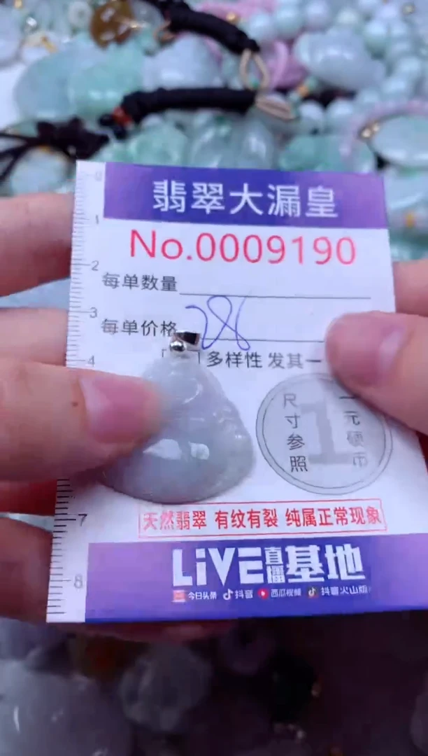 吊坠(不含链)未镶嵌翡翠9190