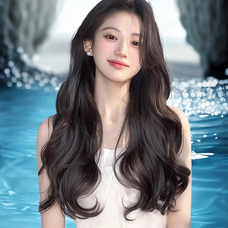 【奇迹暖暖】全头套齐刘海假发大波浪自然逼真浪漫卷