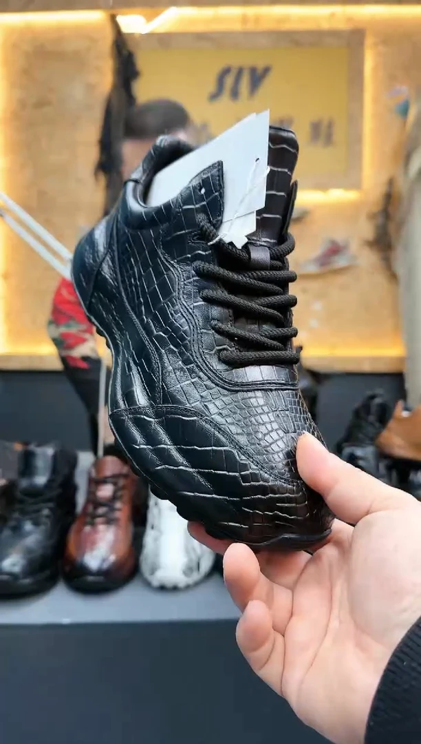 磨砂皮（牛皮）43码黑色5388