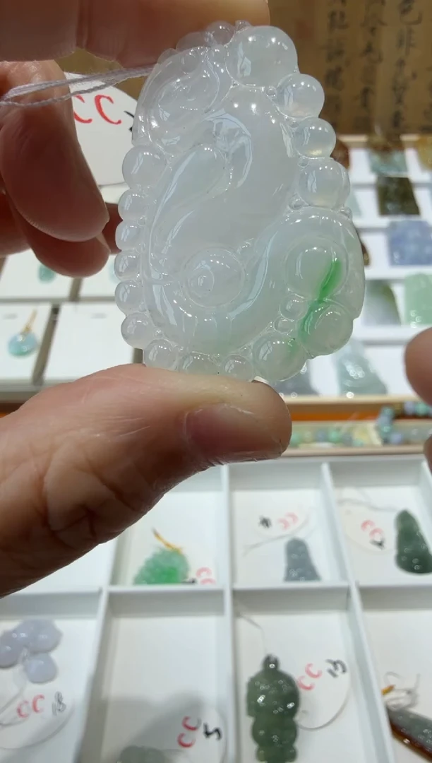 未镶嵌挂件翡翠A货翡翠多样性孤品