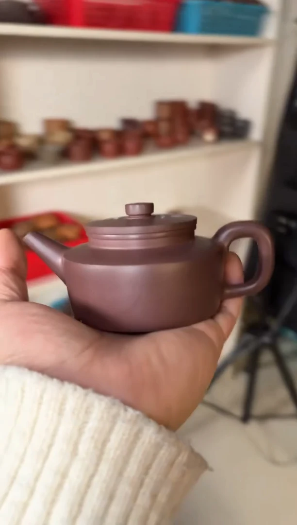【闪购商品】紫砂茶壶福利天青泥直壁莲子160毫升