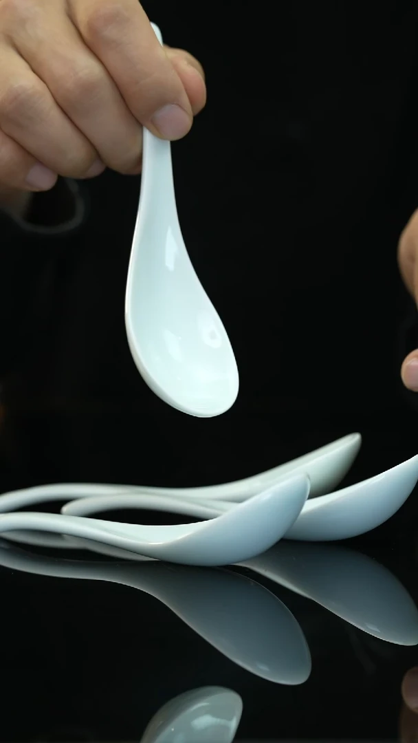 【闪购商品】瓷片微瑕景德镇上庄陶瓷高温勺子