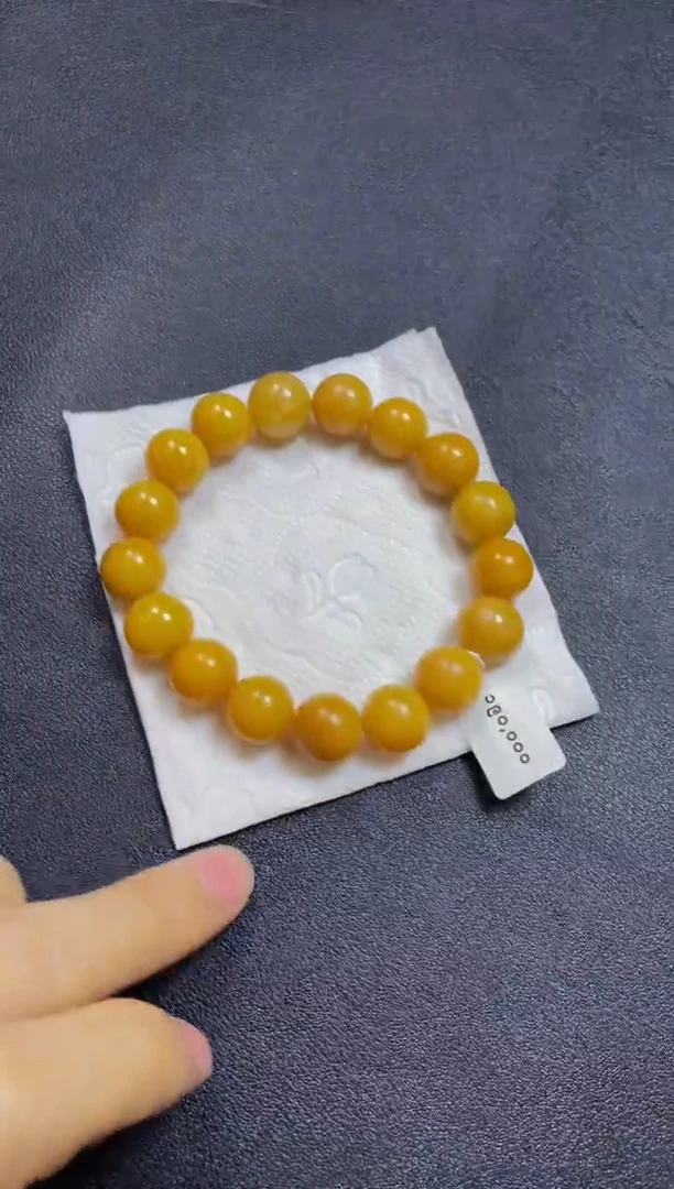 未镶嵌定制翡翠珠串 拍一发一