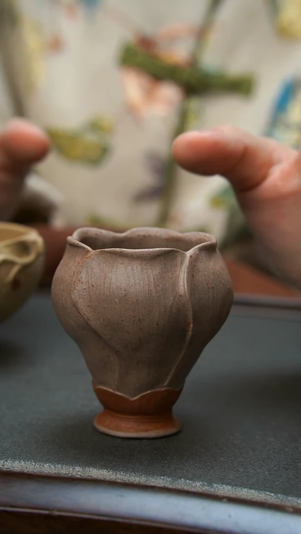 【闪购商品】紫砂茶壶玉兰花高足杯