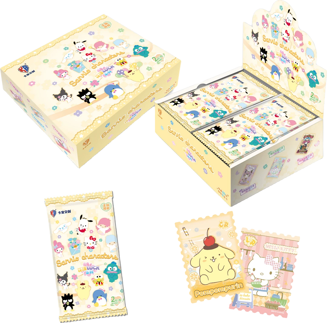 【福福链接】卡宝三丽鸥拍立得花漾luck收藏卡牌盲盒【主播代拆】