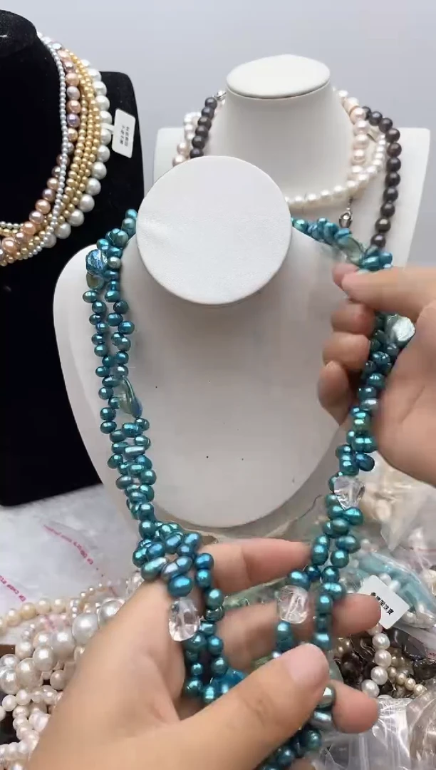 颈饰钛钢淡水珍珠62