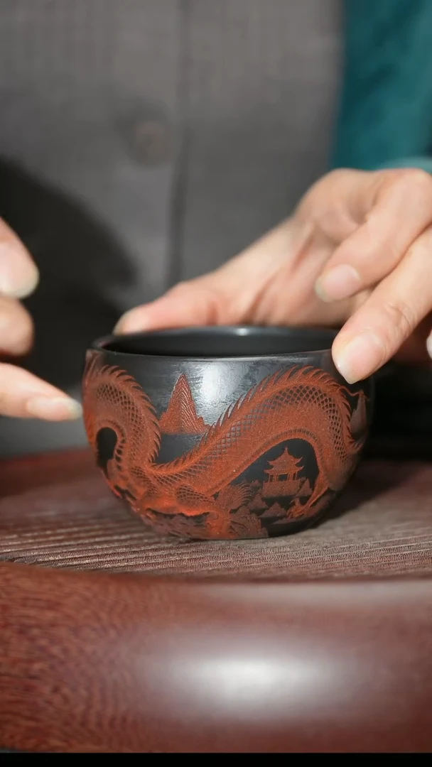 茶杯紫砂紫砂主人杯福利放漏