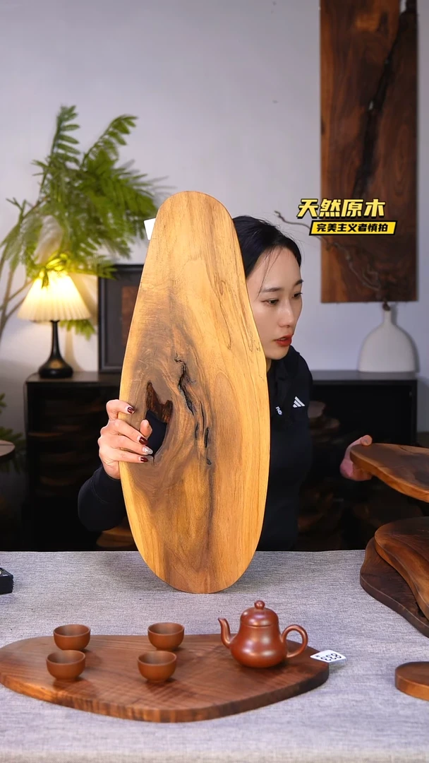 木北美黑胡桃原木.干裂疤结不属于商品质量问题完美主义者慎拍