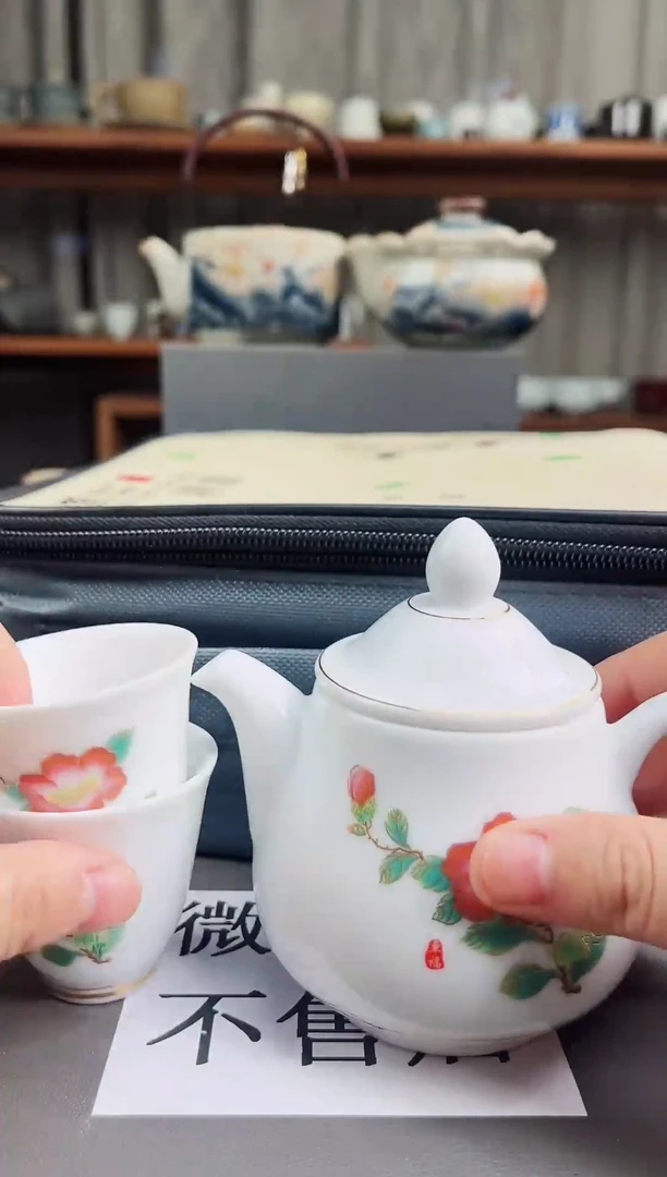 (微瑕,不售后)德化陶瓷茶具下柜清仓427