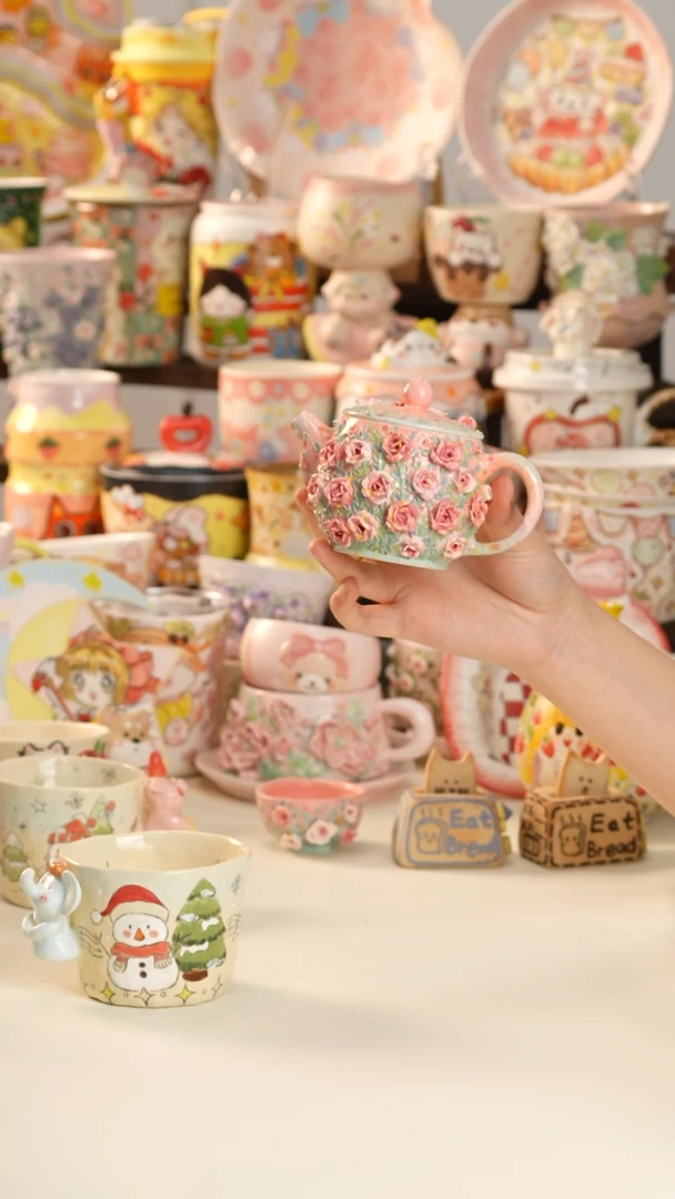 其他陶景德镇釉下彩手绘设计师款陶瓷