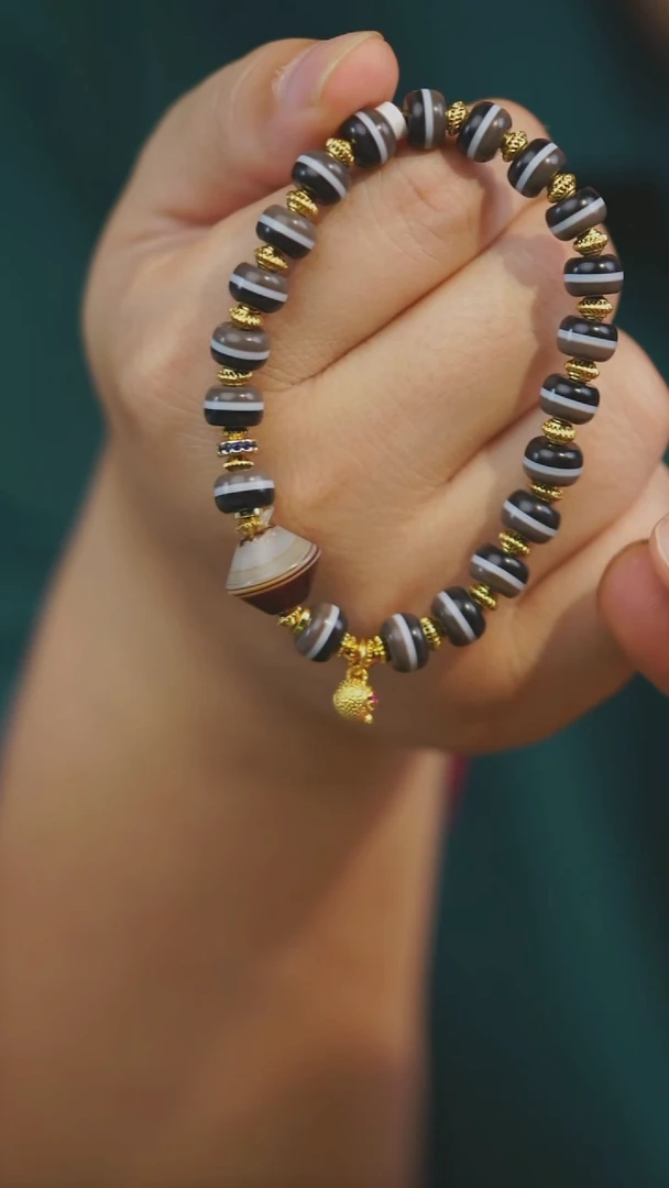 未镶嵌颈饰玛瑙/玉髓（覆膜）多样性发其一 手串