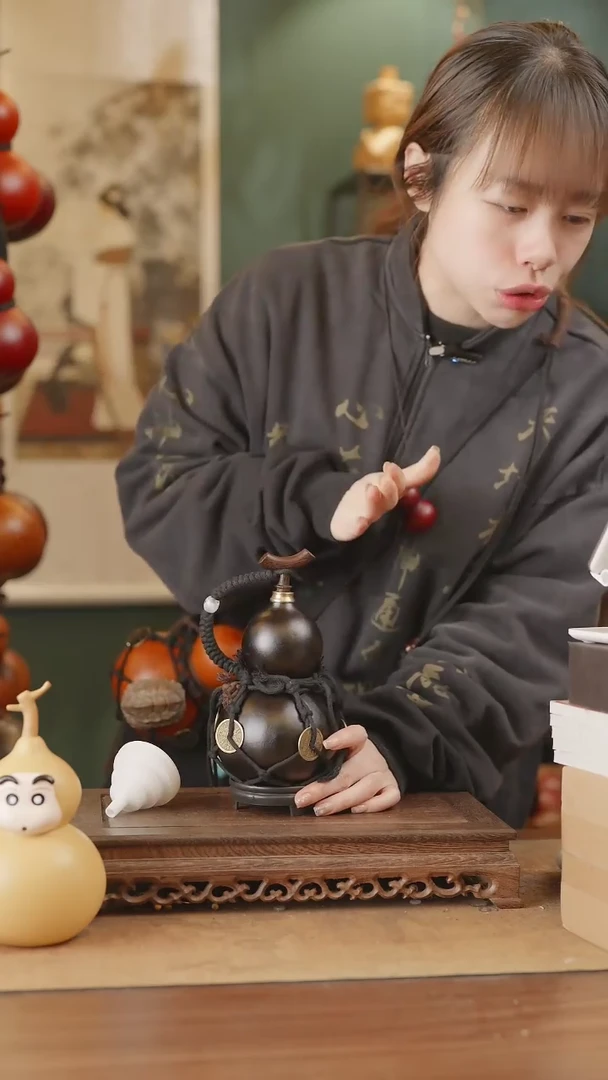 【闪购商品】10号精品天然大漆工艺防渗内胆酒葫芦~