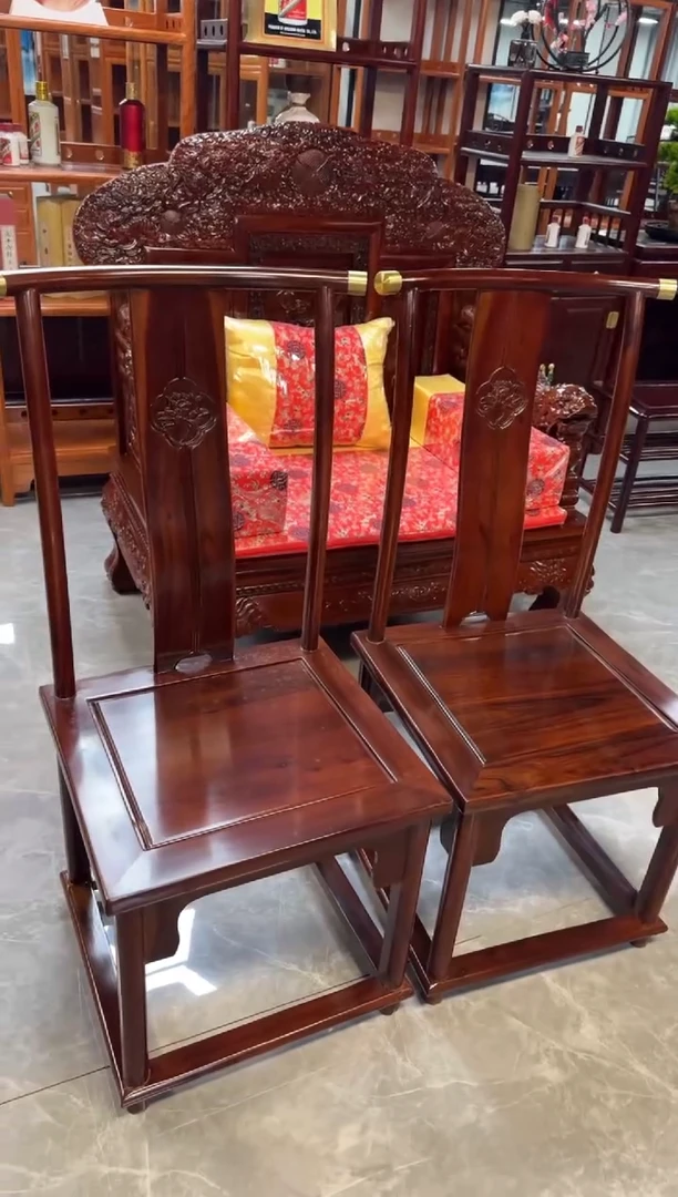 黑酸枝木类柜类家具新中式餐椅