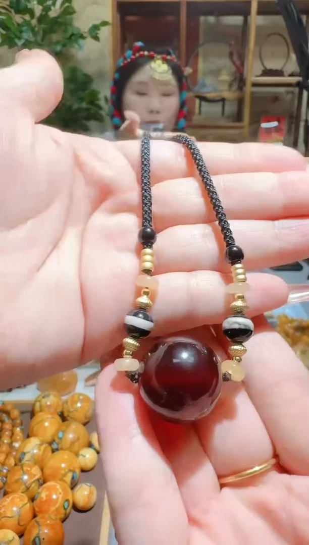 琥珀颈饰未镶嵌838天然蜜蜡珠宝奇石全都保真