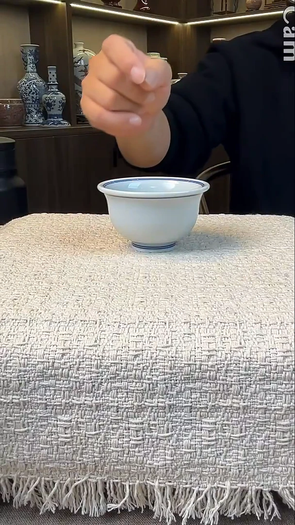 瓷片景德镇毛仔柴窑杯