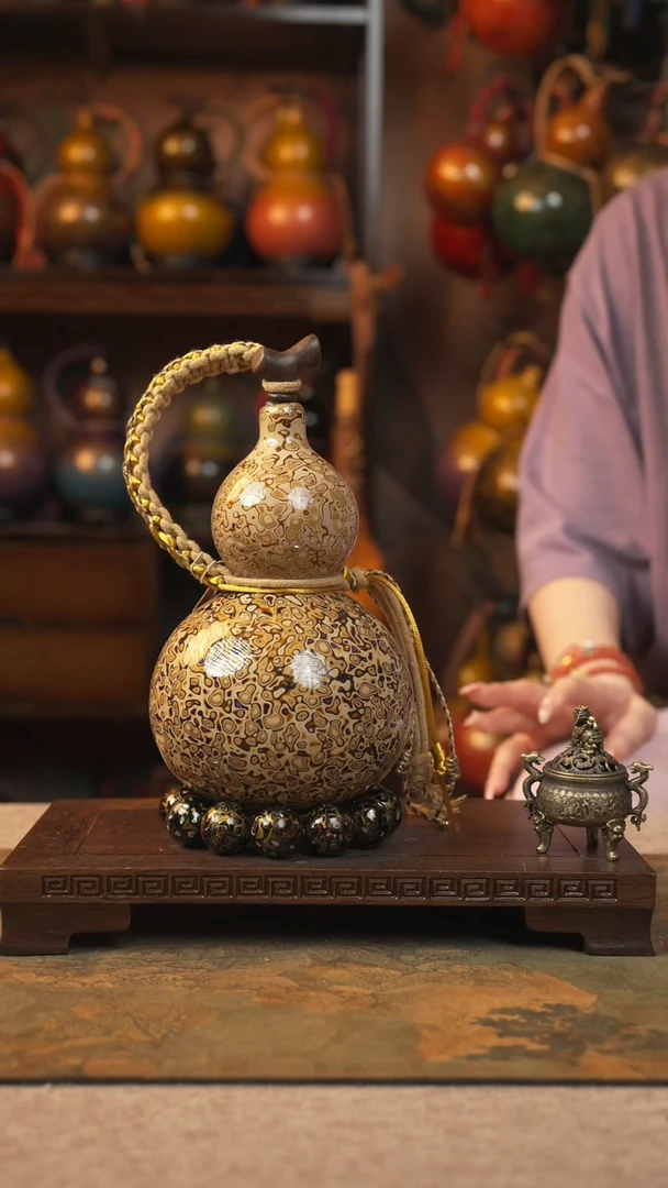 328大漆一物一拍记葫堂出品【不带手串】