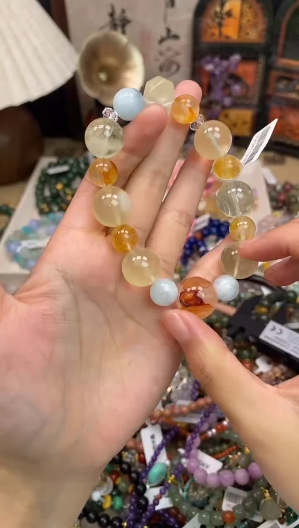 未镶嵌手链黄晶346