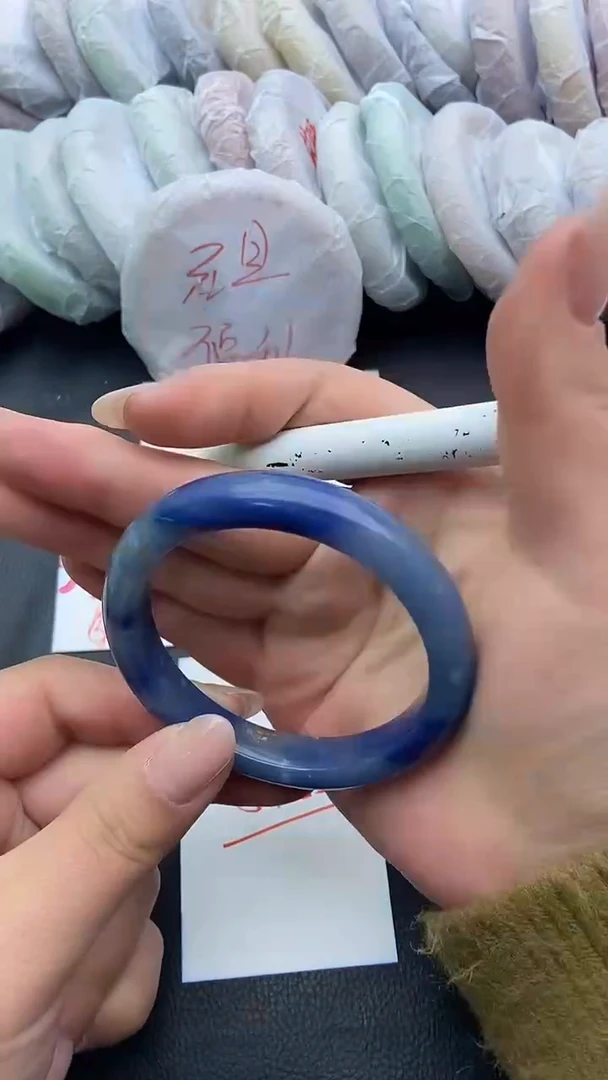 未镶嵌手镯石英质玉瑕疵149+54/55