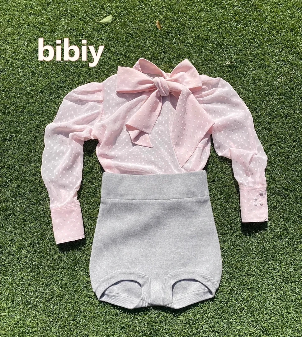 【FaFa】日系 BI 樱花妹人手一高腰百搭针织宝宝裤短裤811159563527