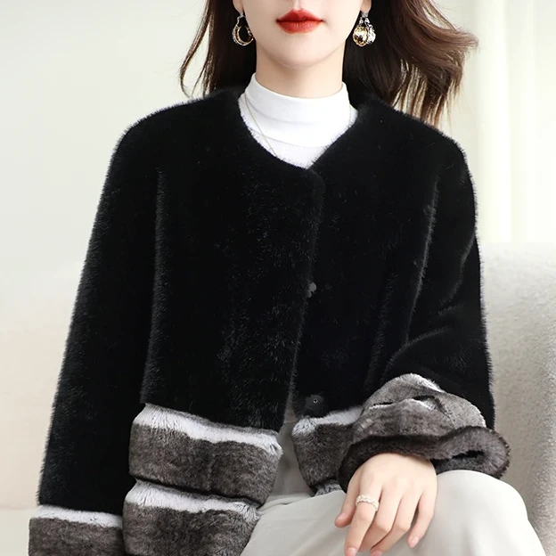 【Lamer】媛媛精选2024新款秋冬时尚百搭气质短翻领款上衣外套