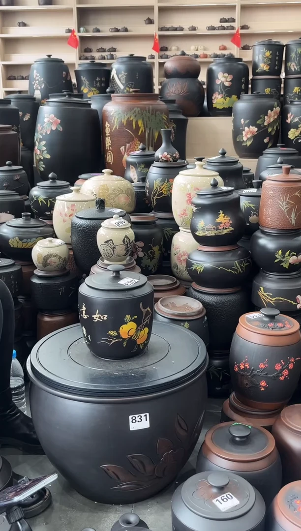 罐瑕疵茶叶罐  彩填方尖   463