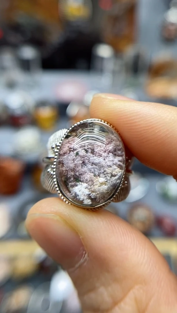 【闪购商品】水晶戒指银S925镶嵌水晶水晶