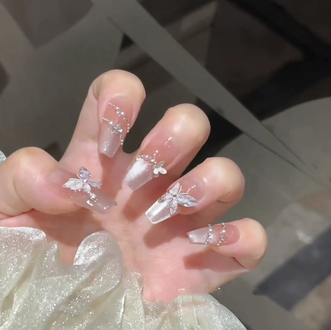 【蝶之翼】慕颜-手工穿戴甲美甲贴