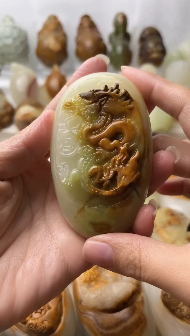 石材方解石棉纹正常不退换盘龙