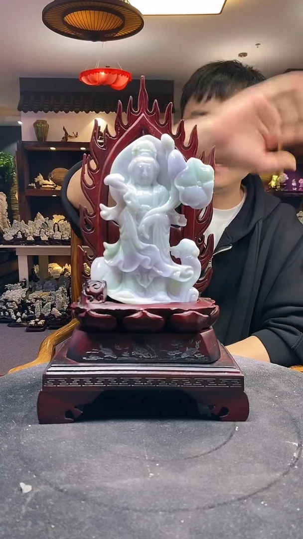 【闪购商品】定制翡翠未镶嵌03/0117/W/观音