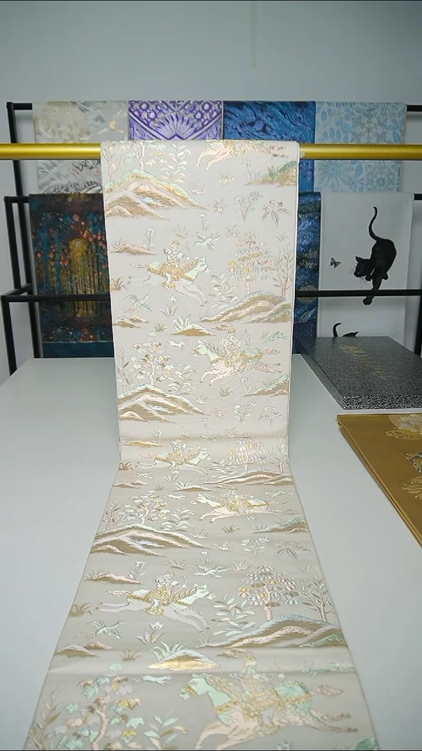 织绣织锦49狩猎纹