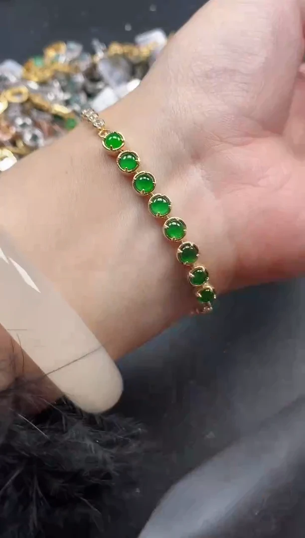 银S925镶嵌戒指翡翠51511