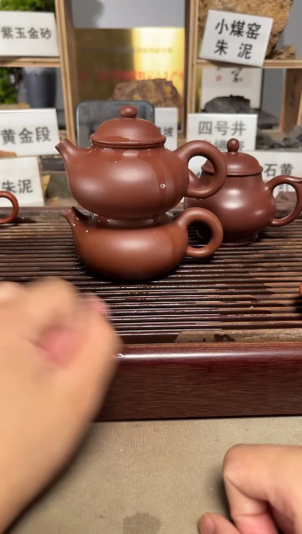 茶壶紫砂全手底槽容天