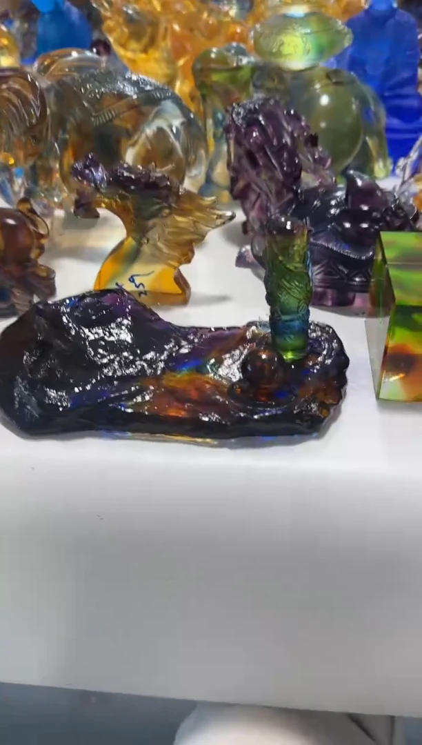 琉璃110 古法琉璃  底座