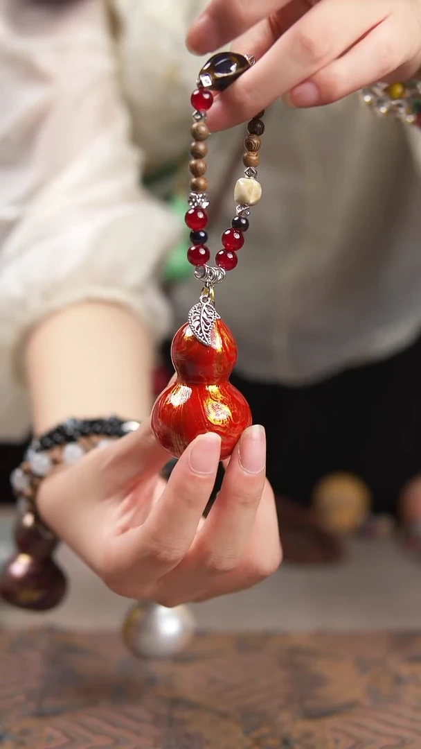 031玖澄文创漆艺葫芦国风配饰葫芦系列