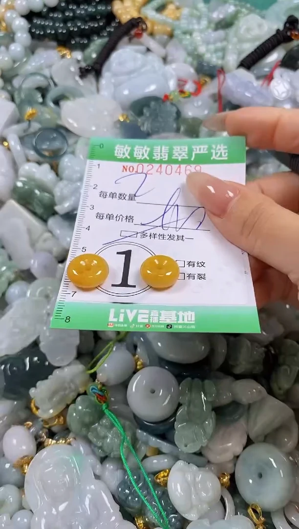 翡翠未镶嵌颈饰闪购0240469多样性发其一