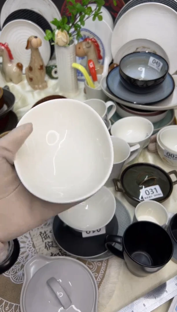 新骨瓷070瑕疵 暖白 5,5寸 椭圆碗