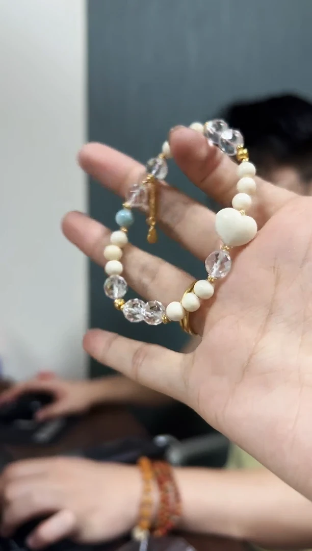 贝壳手串/手链丫丫爱心单圈