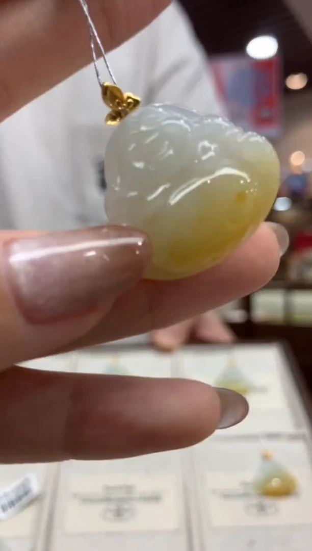 【闪购商品】翡翠吊坠(不含链)18K金镶嵌佛公多样性发货1件