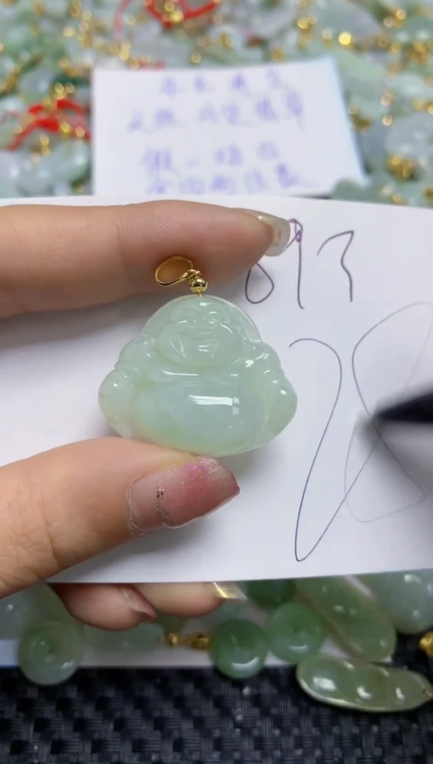 【闪购商品】翡翠颈饰合金天然A货翡翠