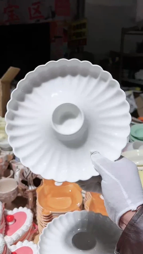 【闪购商品】瓷片饺子盘微瑕 凑满20元包邮