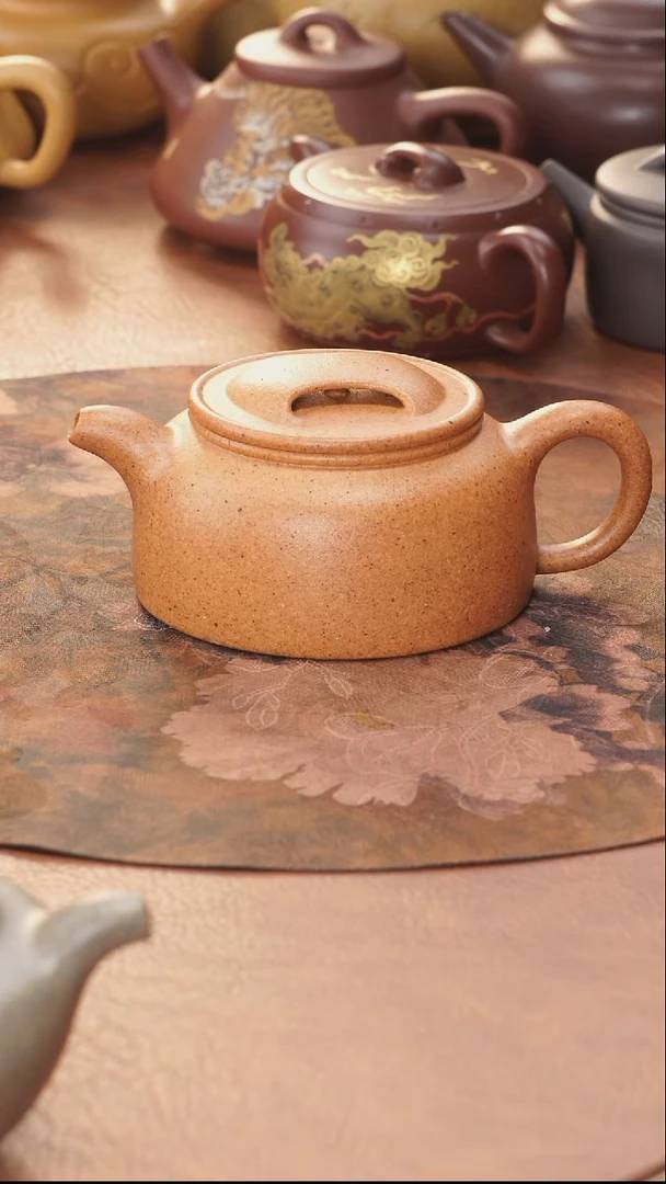 茶壶紫砂福****3微瑕