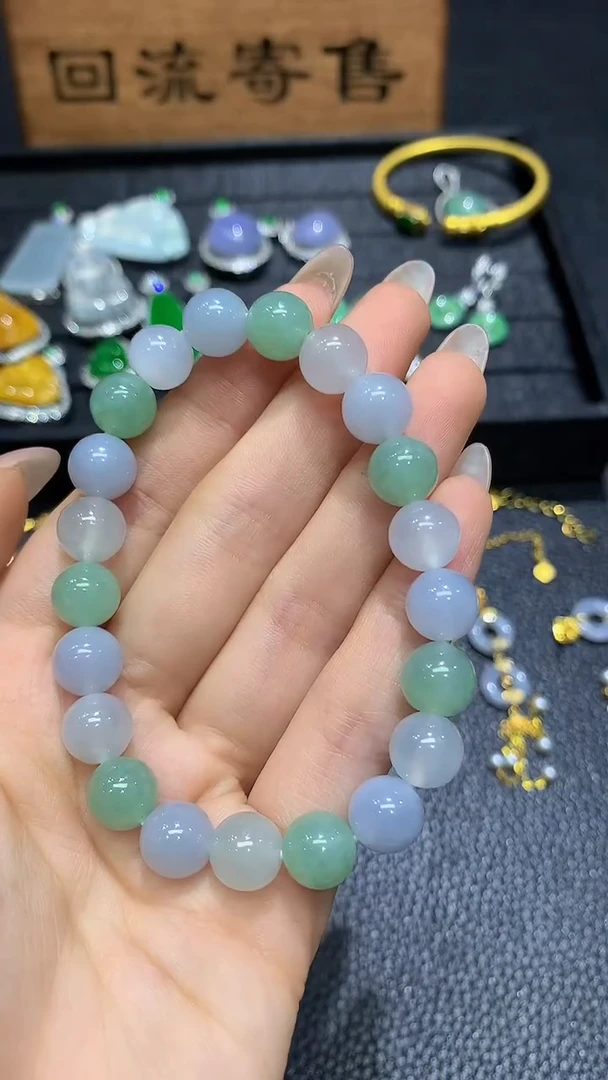 未镶嵌手链翡翠74团购
